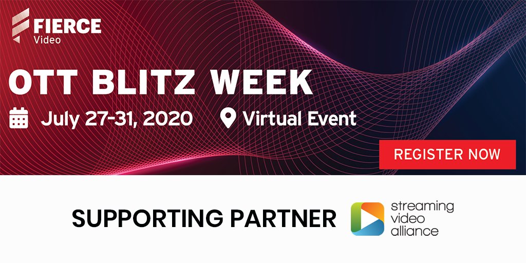 TheSVTA's tweet photo. We're excited to partner with @Fierce__Video for the upcoming virtual OTT Blitz Week, taking place July 27-31. Register for free today and hear from leaders across the #OTT ecosystem! https://t.co/zOjYmXStvA 

#OTTBlitzWeek #streaming https://t.co/EOkohsivRK
