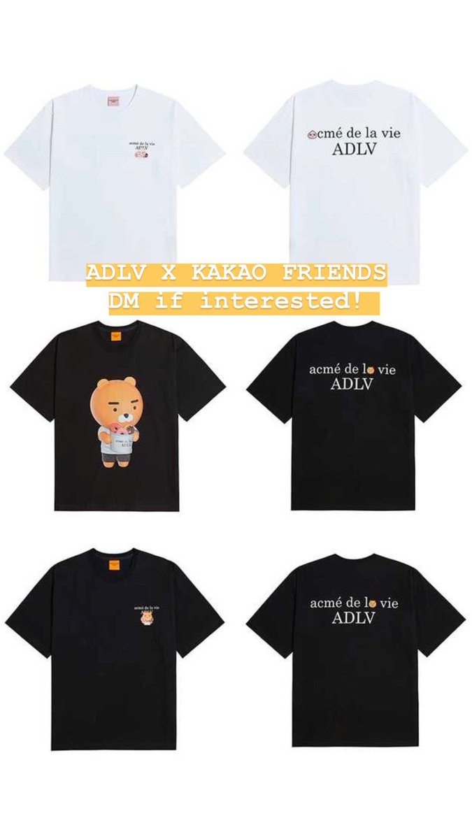 ashyyeo's tweet photo. [PO] ADLV X KAKAO FRIENDS! Drop me a DM if you’re interested! https://t.co/9ghL2WL1CS