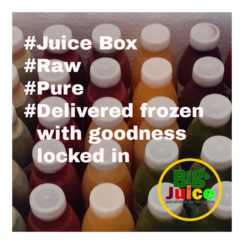 BigJuiceBar's tweet photo. A mix of freshly made raw #juices & #smoothies. Frozen with #goodness locked in. Ready to ship to another lucky customer. #kalegreen #powerbooster #MelonMedley #coconutsmoothie https://t.co/0OcqUf4LNv