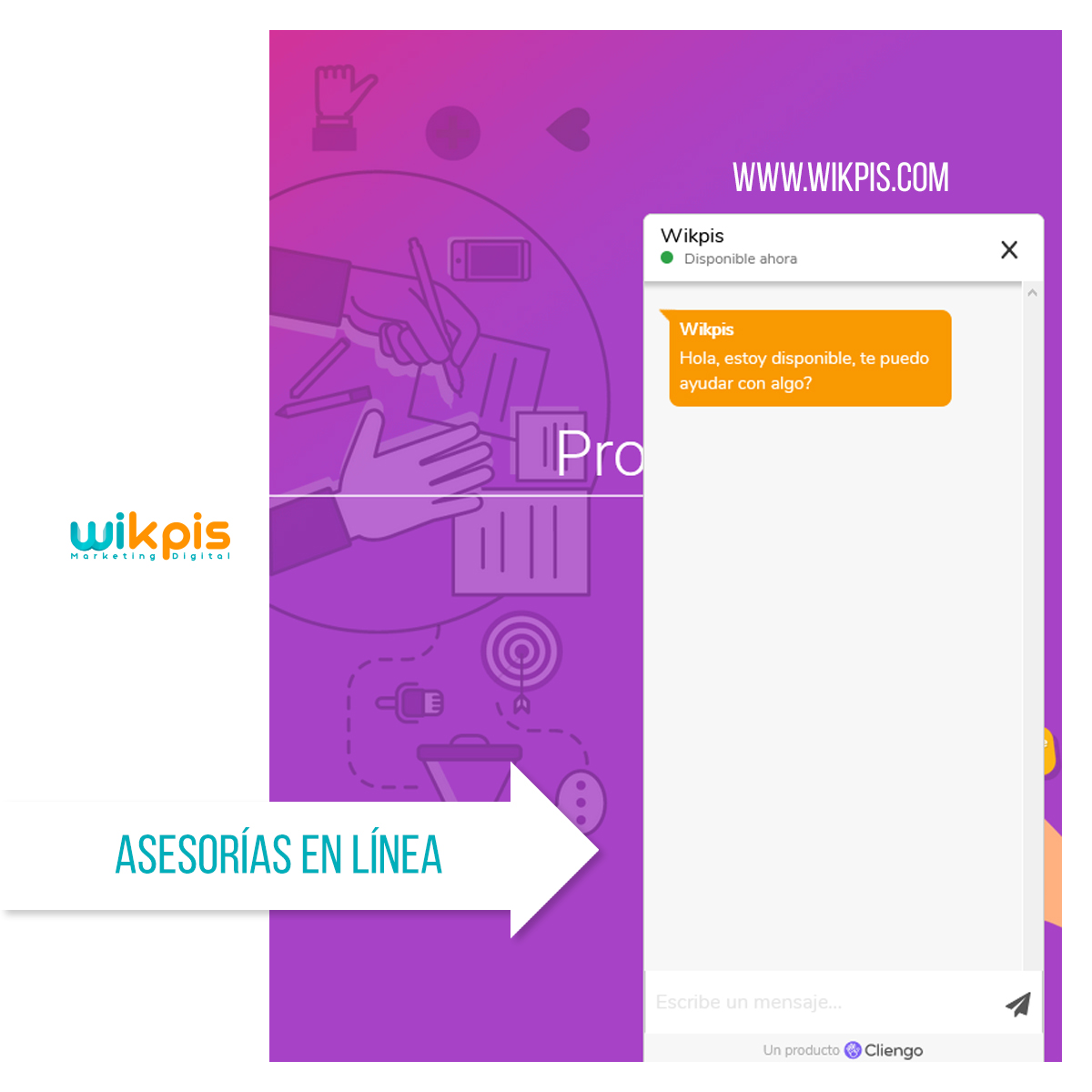WikpisM's tweet photo. Ahora puedes tener tu asesoría en línea desde la comodidad de tu hogar u oficina o también puedes escribirnos en la ventana de chat de nuestra página web para tener ayuda inmediata.
Visítanos en: https://t.co/6sMFVbizoZ
#Colombia #Marketing #MarketingDigital #Medellin #wikpis https://t.co/5DTT3ArK6K