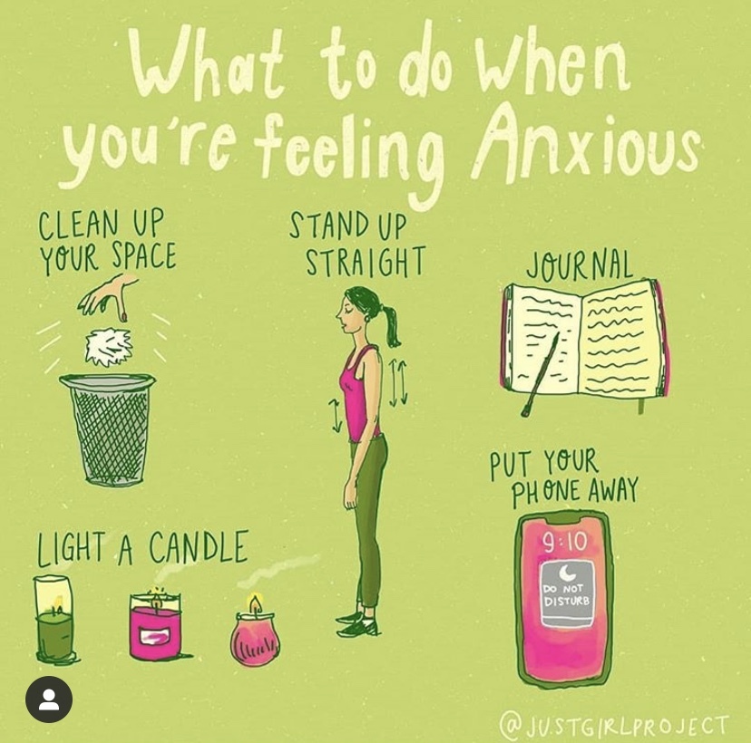 connectsNYC's tweet photo. If you're feeling anxious, focus on the things you can control and avoid thinking too much ahead. Take it one day at a time. #collegeconnects #support #mentalhealth #selfcare #selflove #anxiety #community https://t.co/hukcr2GVRy