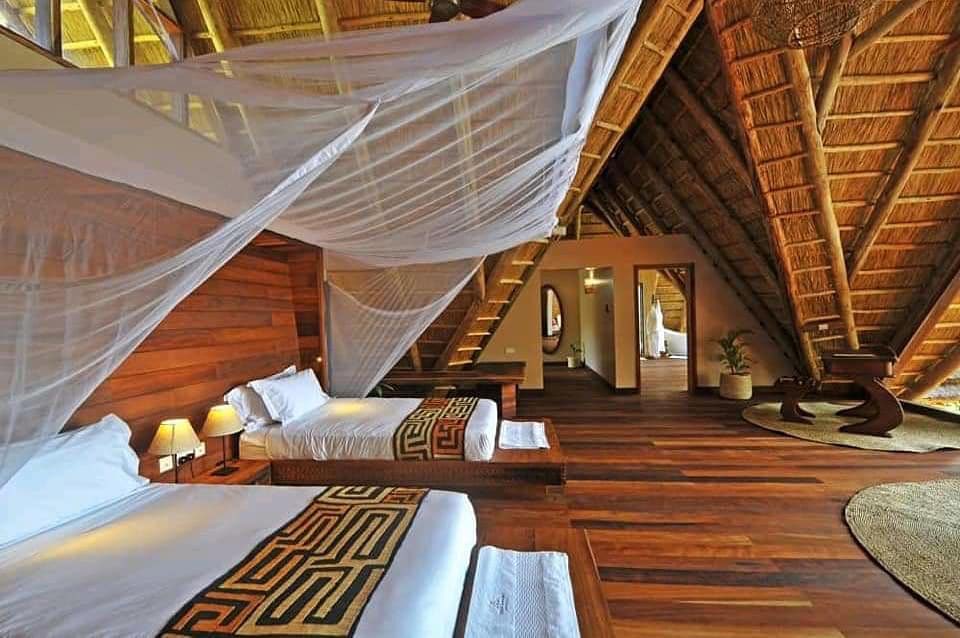 INTERIORPORN1's tweet photo. Nile Safari Lodge located in Northern Uganda 🇺🇬 https://t.co/a4OOgt01lW