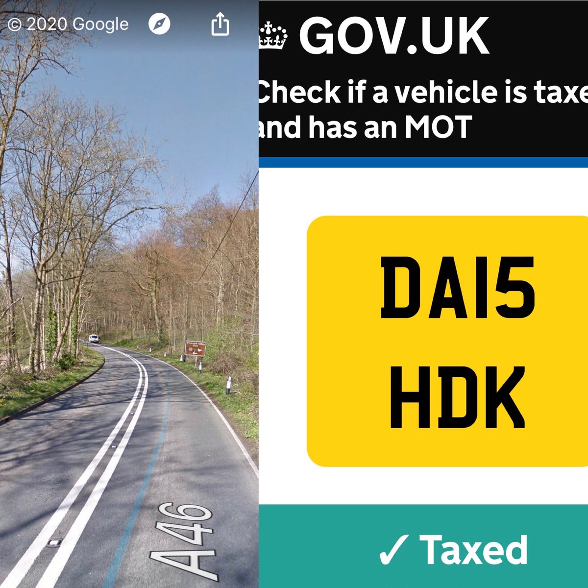kcycle6's tweet photo. Lucky for Mercedes van driver DA15HDK my #GoPro battery died today otherwise I’d be reporting you @Glos_Police for #closepass on dangerous A46 Painswick Rd downhill, solid white lines, oncoming traffic! You IDIOT!  #cycling #makecyclingsafeagain #roadsafety #carelessdriving https://t.co/cZsbXi1QW4