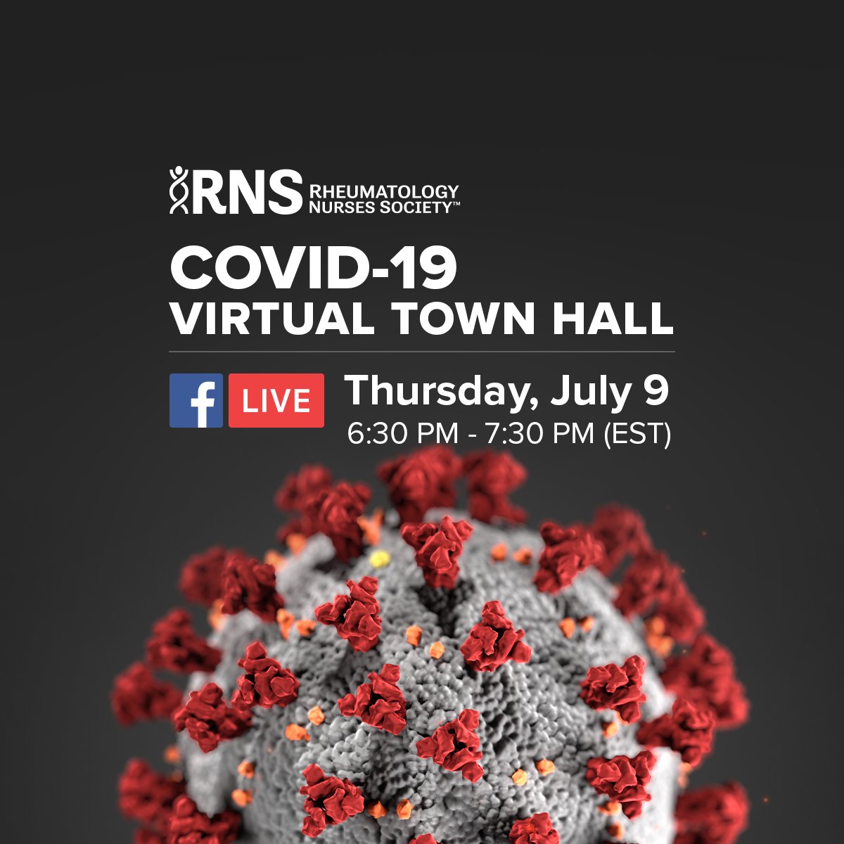 RNSociety's tweet photo. Our COVID-19 Task Force is committed to bringing you the latest information surrounding COVID-19. We look forward to seeing you TONIGHT at 6:30 PM EST. https://t.co/ia3KcAHXD2 https://t.co/rH0q4Y6ZHF