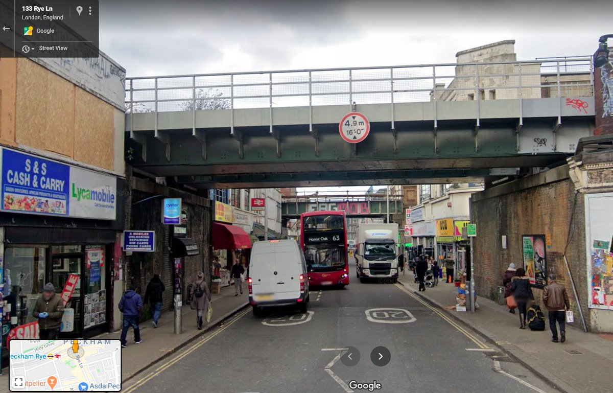 Peckham Rye Lane used to look like this (via Streetview)