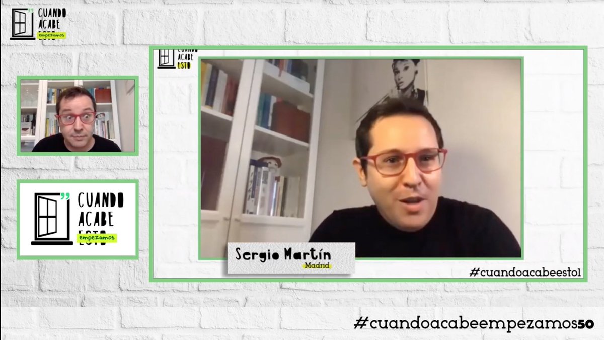 😱¡Esta es la cara que se le ha quedado a <a href="/sergiomartin/">Sergio Martín</a> al rememorar ese primer programa de Cuando Acabe Esto hace ya 3 meses!

🔴¡Con este programa número 50 nos despedimos hasta la TEMPORADA SIGUIENTE!🆕

Muchas gracias a todos los invitados que han hecho esto posible👏🏼