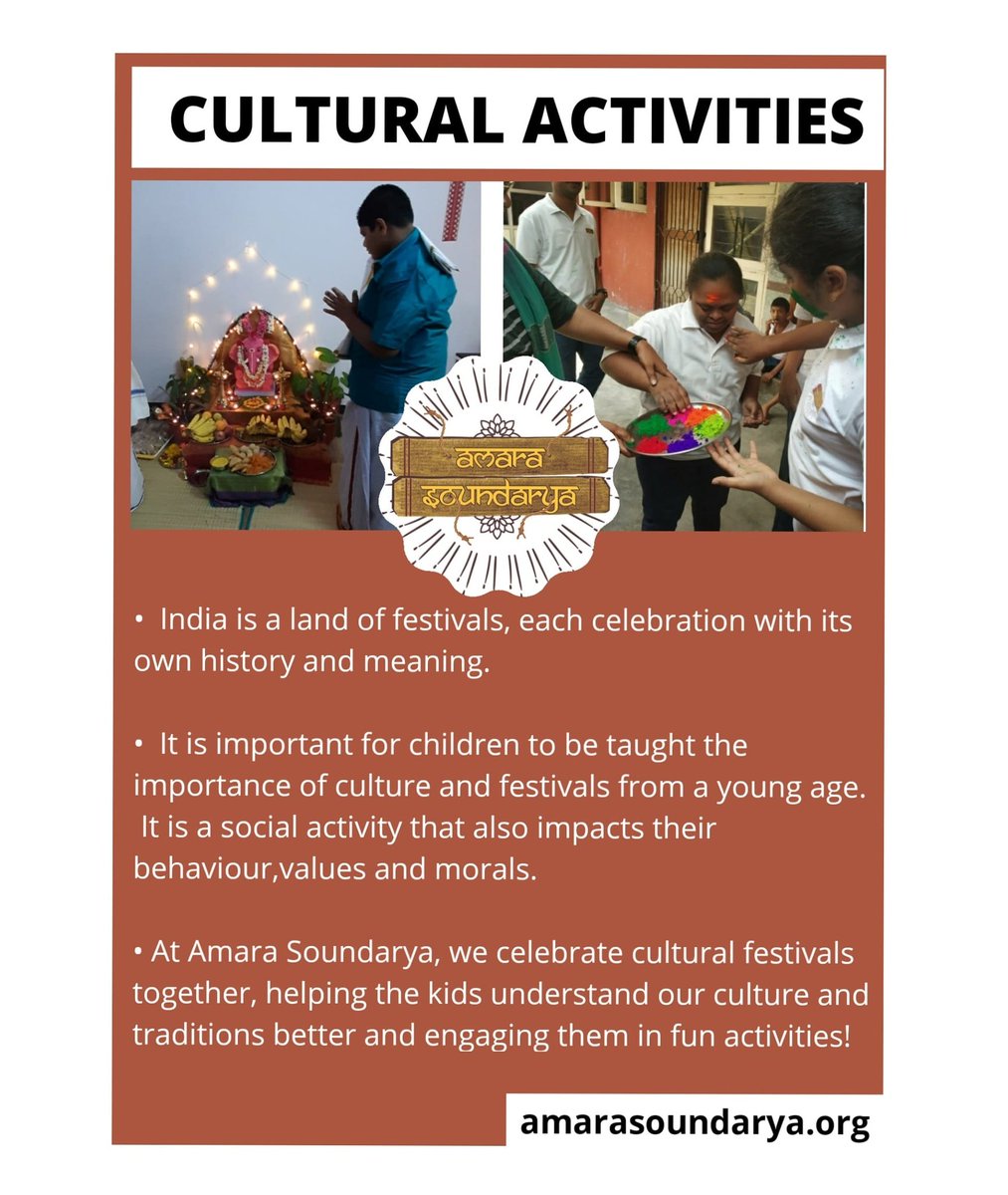 #amarasoundaryafoundation #amarasoundarya 
#specialeducation #specialschool #occupationaltherapy #intellectualdisabilities #learningdisabilities #specificlearningdisability #culture #festivals #festiveseason #indianfestivals #bangalore
#actresssoundarya #specialschoolinbangalore