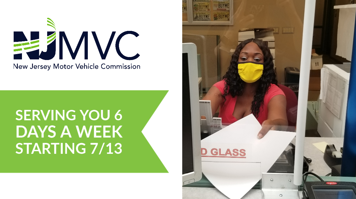 New Jersey MVC on Twitter "MVC Licensing & Vehicle Centers open