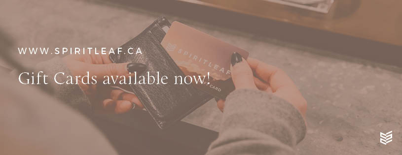 SpiritleafCA's tweet photo. Stocked with quality, curated #Cannabis &amp; staffed by a friendly team of experts. Give the cannabis connoisseur in your life a #Spiritleaf gift card.  Visit a store nearest you for more, https://t.co/Zc9xEAJghd.  *Must be of legal age. #GiftGiving #GiftCard #CannabisCommunity https://t.co/qC2TQ5YQ0J