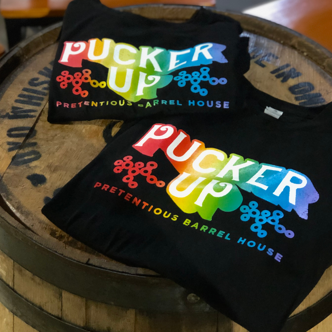 PUCKER UP! Our pride shirts are complete and available for pickup starting tomorrow (Friday, 7.10)! For those of you who asked for them to be shipped, they'll be out within the next few days!
.
.
#puckerup #pride #breweryswag