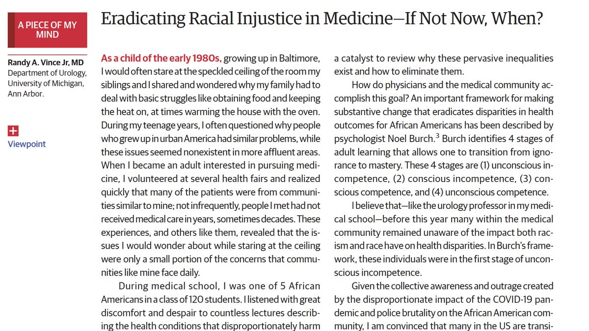 Please take a moment to read this incredible <a href="/JAMA_current/">JAMA</a> article by our amazing <a href="/SUO_YUO/">YUO</a> fellow <a href="/vince_randy/">Randy Vince</a>.

jamanetwork.com/journals/jama/…

 If not now, when?