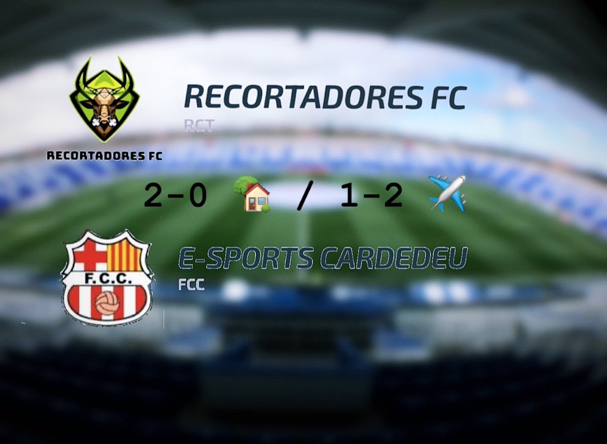 RecortadoresFC's tweet photo. ✅💪🏼 Grandísima victoria de todo el equipo! Avanzamos a la siguiente ronda de play off de @VLP_ES 

🏡 @RecortadoresFC 2-0 @esportscardedeu 

✈️ @esportscardedeu 1-2 @RecortadoresFC https://t.co/lfkxE5FZwb