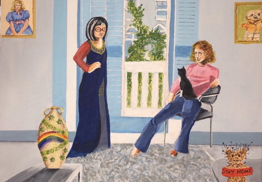 Mr and Mrs Perry and Kevin by Carolyn Oliver