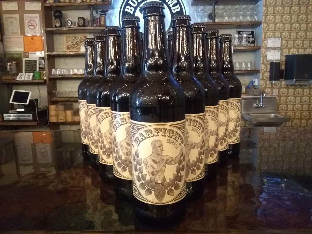 buzzbombbrewco's tweet photo. Hope you're thirsty for Thursday - Barfight Brown is BACK in bottles! The #AdamsFamilyPatio is the place to be tonight as Buzzed Bingo makes its return at 7 AND THEN a special encore performance of Rod Hamdallah live at Buzz Bomb Brewing immediately follows at 8:30.  🍻 https://t.co/QgUYwEvaIl