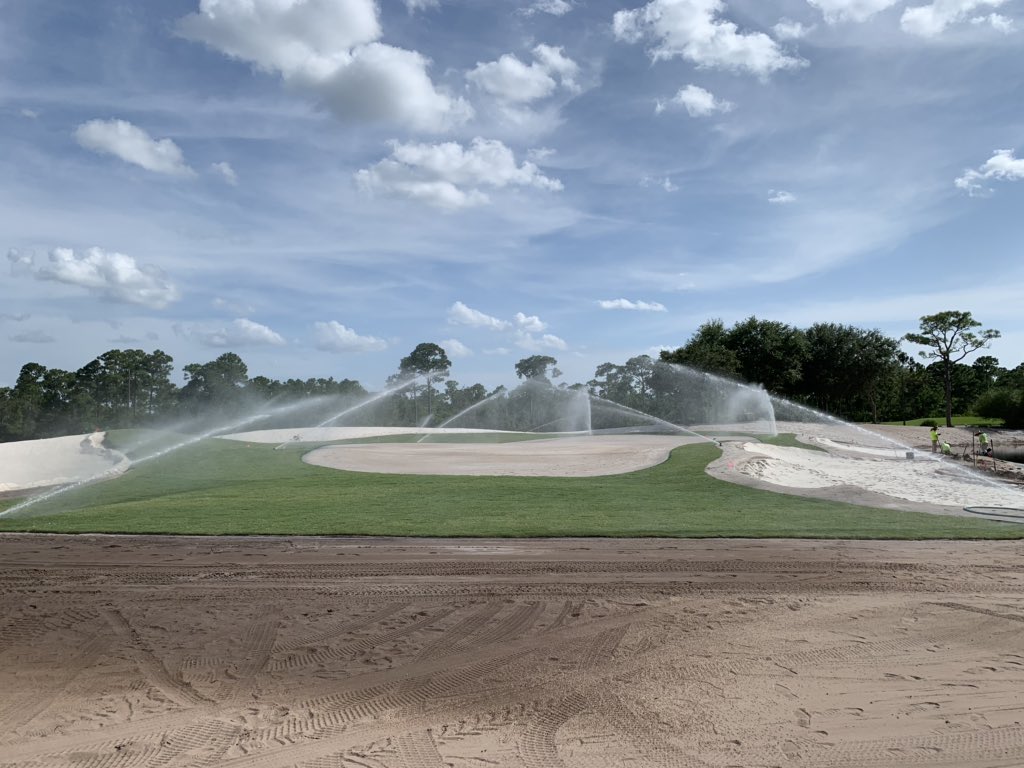 Love seeing the water fly. Ready for Sprigs tomorrow! <a href="/Bvallison/">Bruce Allison</a>