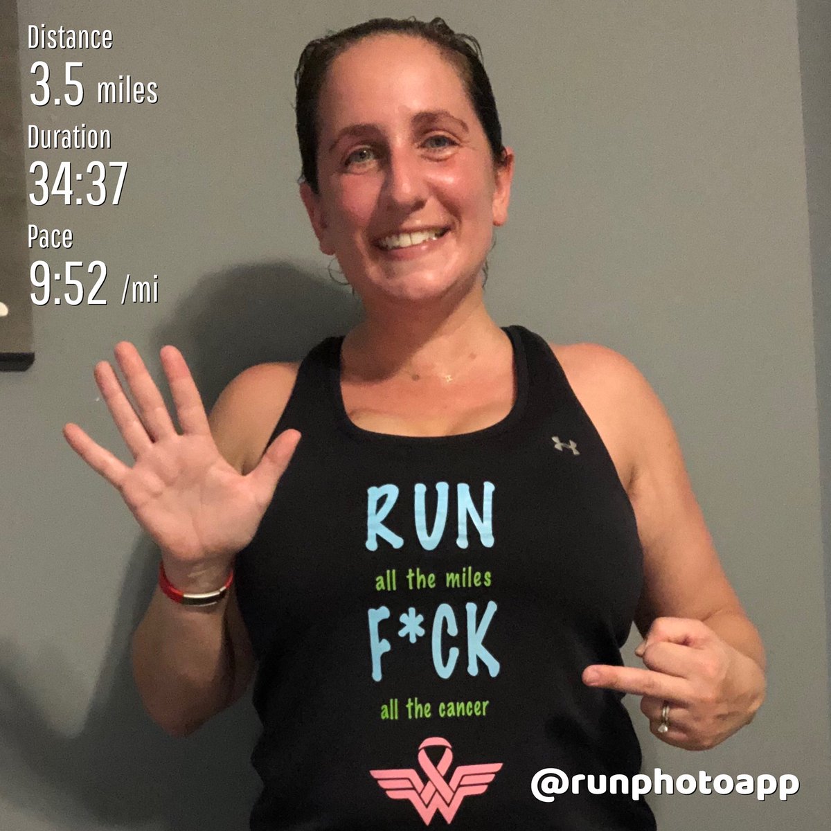 tceisen's tweet photo. out there getting my miles in like @JamesConner_ .   6 rounds of chemo in, 7 miles run so far this week.  #hailtopitt https://t.co/8wmROIOOcL