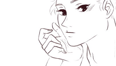 i really can't help drawing oikawa with big ass doll eyes its beyond my self control.. .,,, anyways wip