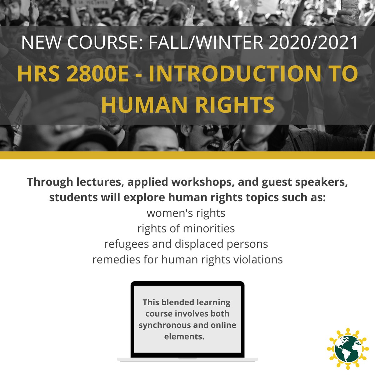 history_kings's tweet photo. History at King's is excited to be playing a part in the new Human Rights Studies program being launched @kingsatwestern this fall.  HRS 2800 is open now – contact @rventres for details. https://t.co/NMWy1ZS2Tc