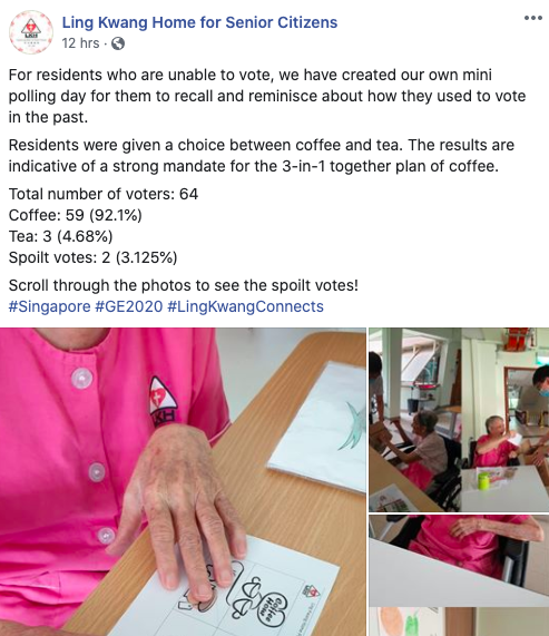 guanyinmiao's tweet photo. A nursing home created a creative "mini polling day" for its residents who are unable to vote https://t.co/yI06aFGOKd

The "spoilt votes" are hilarious.

#GE2020 #SGElection https://t.co/vtpEAOmxvV