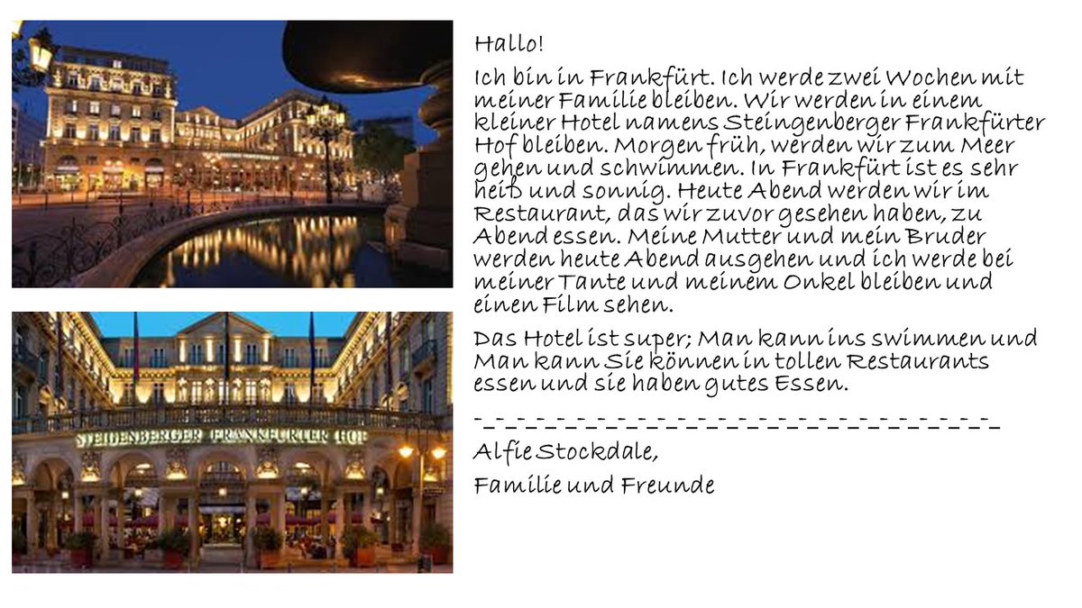 LRGSLancaster's tweet photo. Mrs Boak enjoyed receiving a postcard from Alfie on his virtual trip to Frankfurt @LRGSmfl #LRGSTogether https://t.co/ss2CURfh1Z