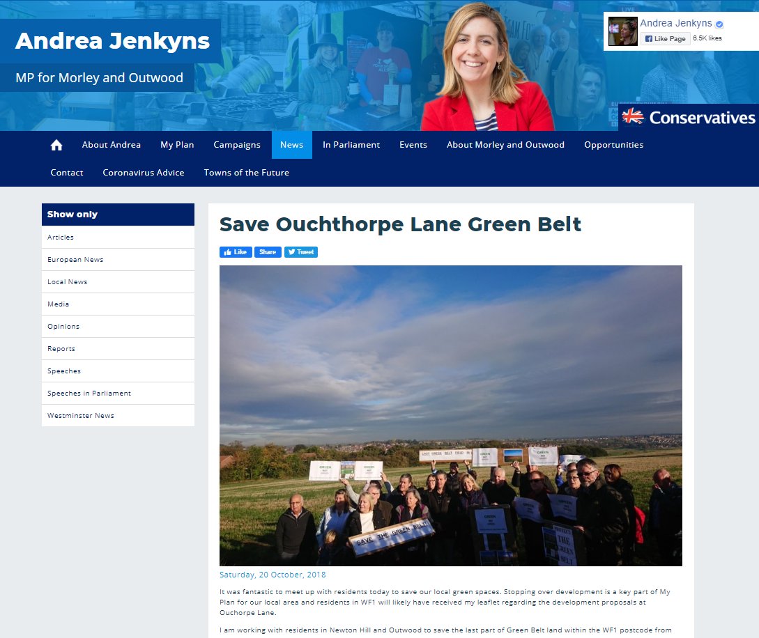 They really care about Leeds' greenbelt. And to be fair, MPs are meant to represent their constituents, and their constituents do care quite a lot about the greenbelt, specifically not building anything on any of it. So Leeds is quite squeezed in.