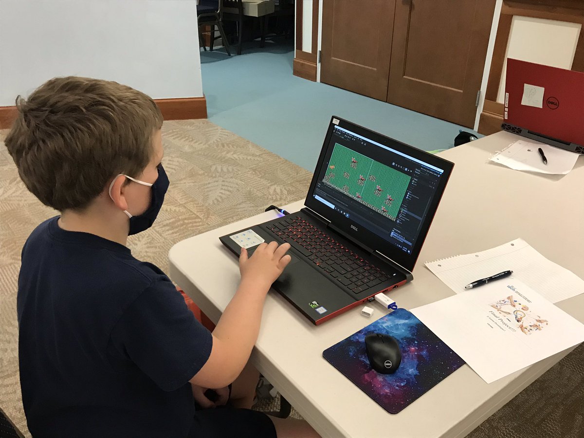 JR_TECH's tweet image. @JR_TECH we’re so happy to offer in-person learning for our students! #safety #stem #computergamedesign thanks to our sponsor @nationalgridus
