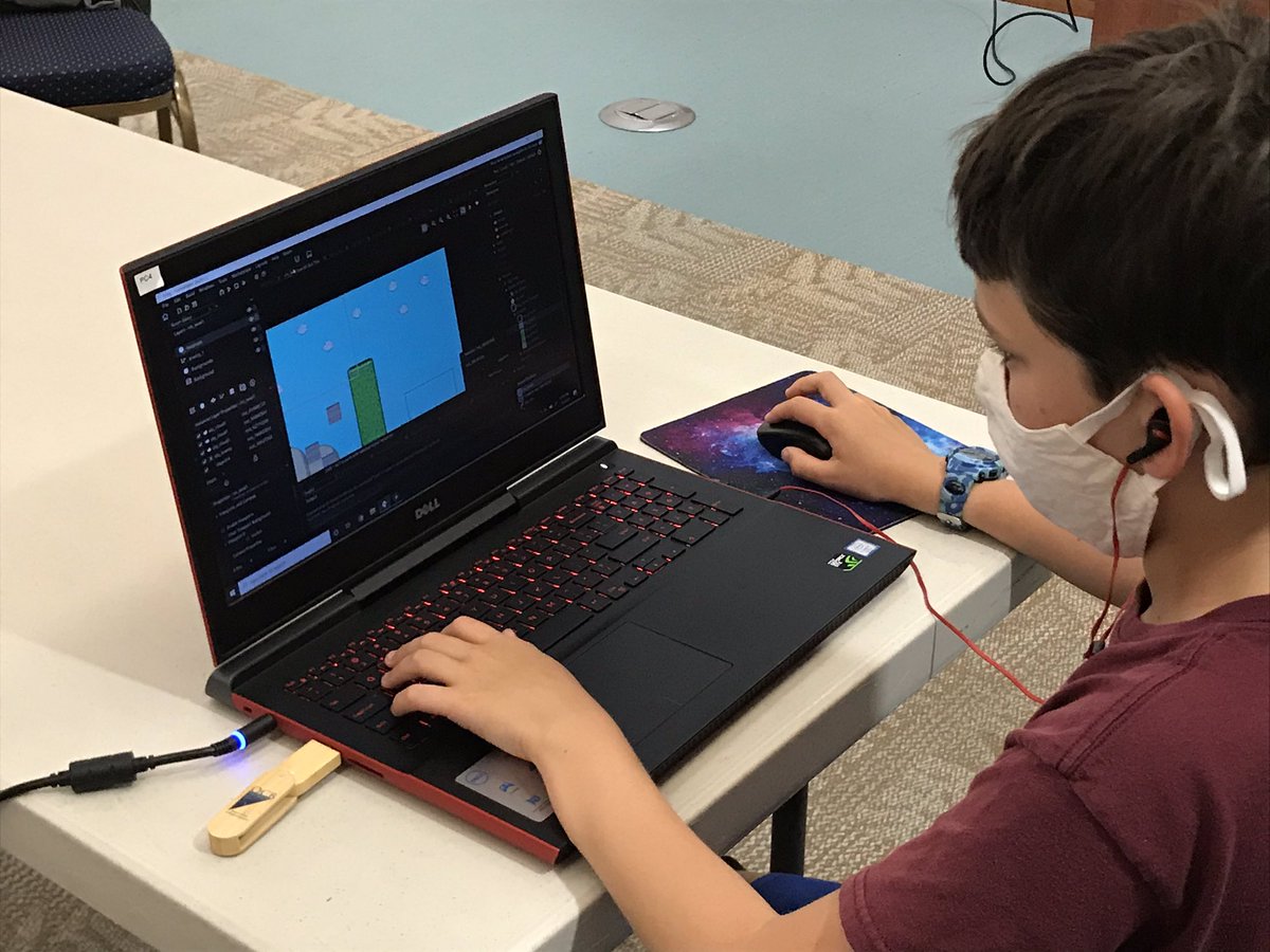 JR_TECH's tweet image. @JR_TECH we’re so happy to offer in-person learning for our students! #safety #stem #computergamedesign thanks to our sponsor @nationalgridus
