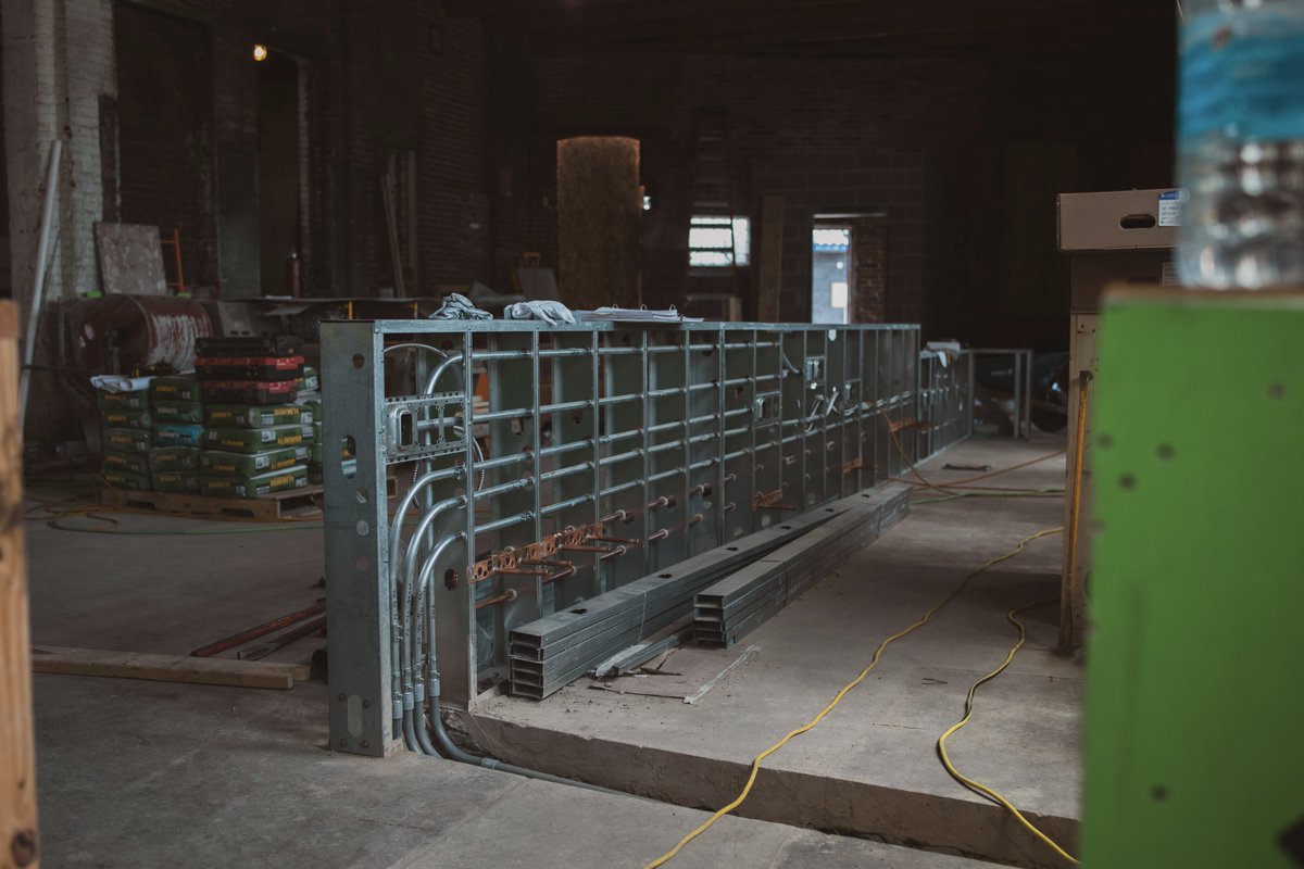 Bar progress; inside our soon-to-be taproom. 🍻
