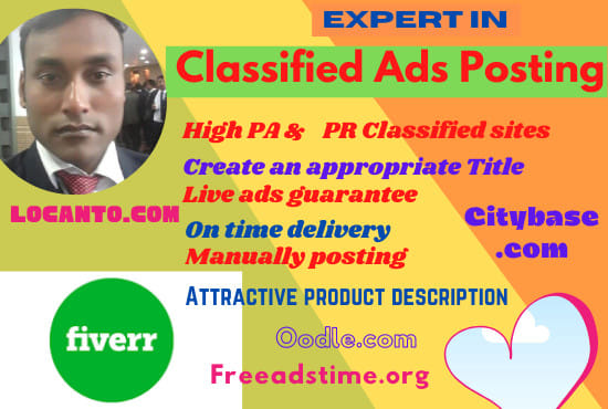 Delwar922041's tweet photo. I am a SEO professional. I can create classified ads posting in high DA/PA sites manually. I can make excellent title and product description so that customers will be attract and buy your product. #classifiedads #advertising  #classifieds  #classifiedwebsite https://t.co/uFPdkaS5F9