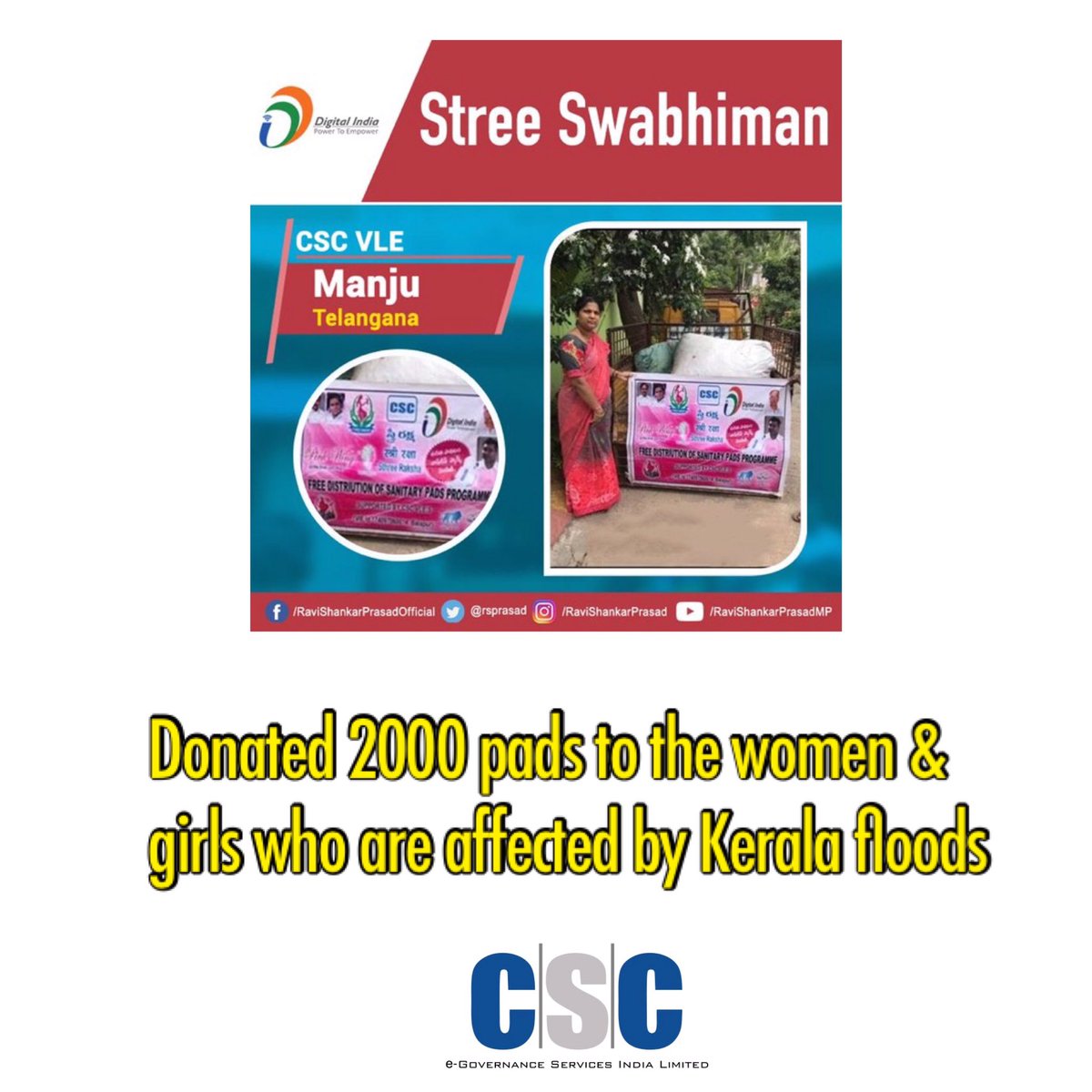 manju_bathula's tweet photo. Social services done by me @manju_bathula
#CSCTelanganaDay
@CSCTelangana https://t.co/NLPmsbQWIx