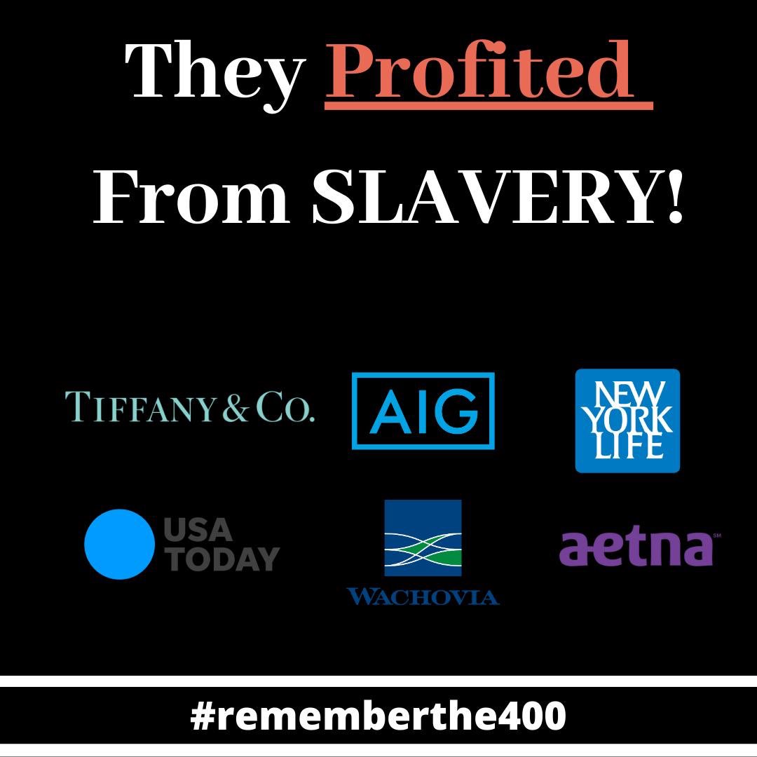 rememberthe400's tweet photo. #ReparationsNow #rememberthe400 https://t.co/5g2KM90yIj