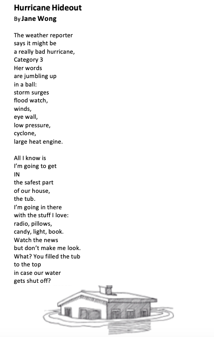 HillMeadYear3's tweet photo. This week we will be looking at hurricanes.

Go have a look at our blog for more information. We will be looking at hurricane poems and we would like you to have a go at writing your own Hurricane Hideout poem.

https://t.co/5aAqBU2IzK https://t.co/umEB6AC2zT