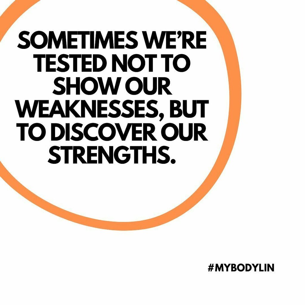 Sometimes we’re tested not to show our weaknesses, but to discover our strengths 🤗⁣⁣
-⁣⁣
Share your thoughts in the comments below👁‍🗨⁣⁣
-⁣⁣
Follow <a href="/mybodylin/">MyBodylin</a>✅⁣⁣
Follow <a href="/mybodylin/">MyBodylin</a>✅⁣⁣
-⁣⁣
Hit LIKE and SHARE🗣
 instagr.am/p/CCbHDynBSuL/