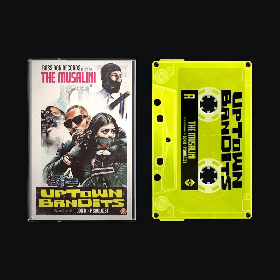 👀Pre-Order NOW Available👀 

“Uptown Bandits” Tapes. Limited to 100 in Neon Yellow Cassettes.

The first 10 will be a Gold Cover Edition with a sleeve of gold paper. Never to be repressed ever again! 

Shop @ shop.jellesmid.com

#UptownBandits
#BossDonRecords