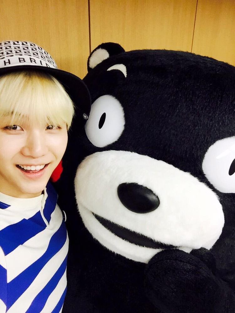 how happy he gets when he sees kumamon