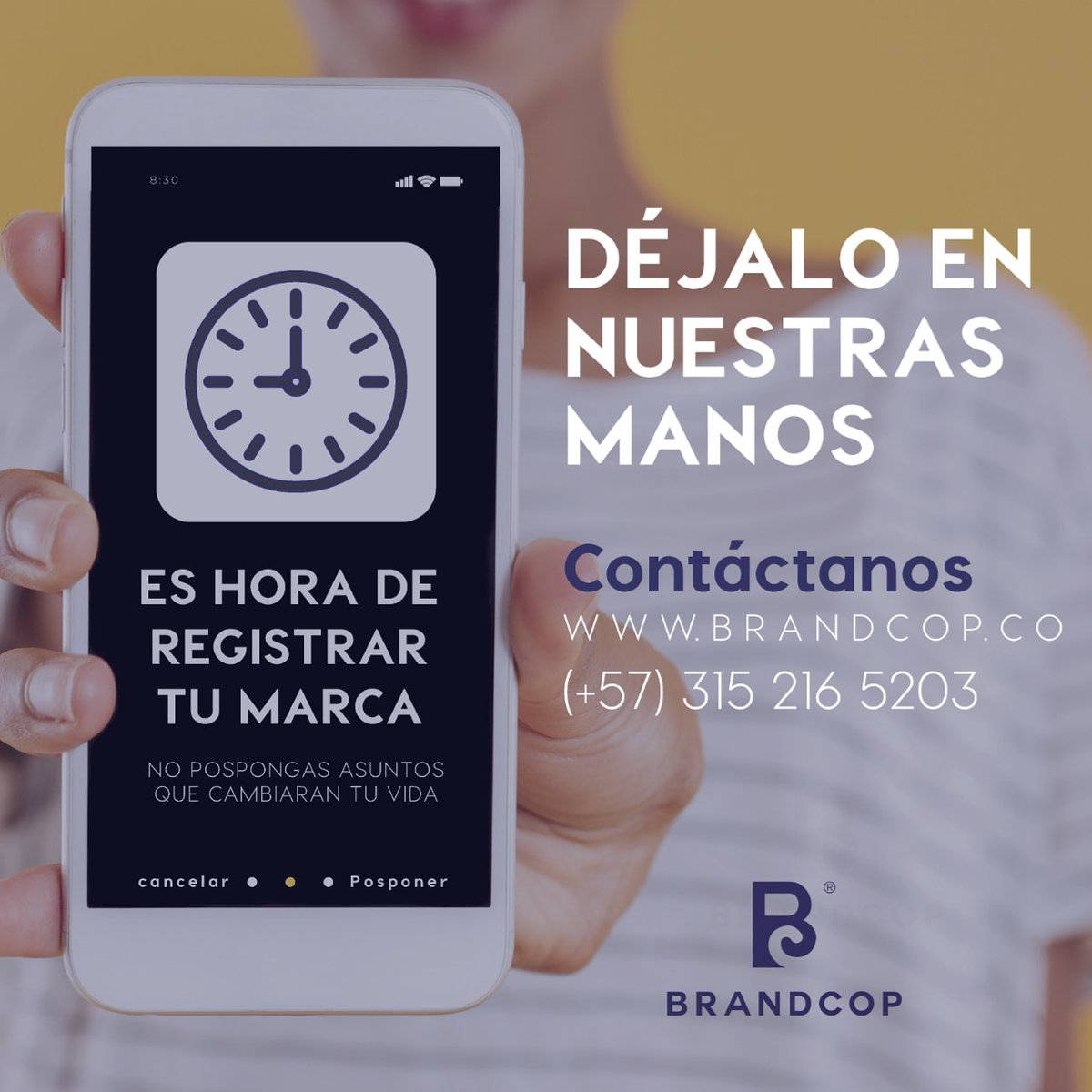 brandcop_co's tweet photo. No pospongas nada que te haga crecer📌
En Brandcop somos especialistas en Registro de Marca, tus objetivos son los nuestros!⚡
Contáctanos☎️
#brandcop #Registrodemarca #Contactenos #colombia #Marcas #obejtivos #Crecer #Empresas #BrandcopContigo https://t.co/9NadRpPK5O