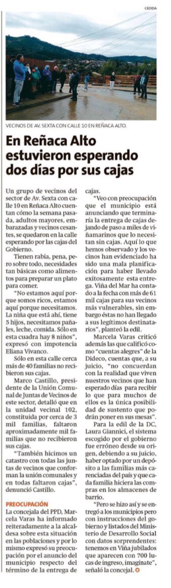 patocerdaciudad's tweet photo. El municipio de @vinadelmar junto al @GoReValparaiso debieran dar una cuenta detallada del proceso de entrega de #cajasdemercaderia e informar cómo se resolverá aquellos casos donde no se hizo entrega. #viñadelmar #transparencia https://t.co/t5z9WgOBy5