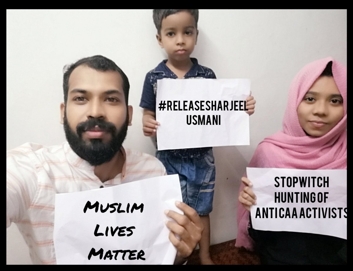 A3aYOVm6rr5g02b's tweet photo. #ReleaseSharjeelUsmani
#Reject_CAA_NRC_NPR
#RevokeCAA #NoNRC #StopNPR
#StopWitchHuntingOfAntiCAAActivists
#MuslimLivesMatter
#ReleaseAllPoliticalPrisoners
#RepealUAPA https://t.co/TZCYgxX26N