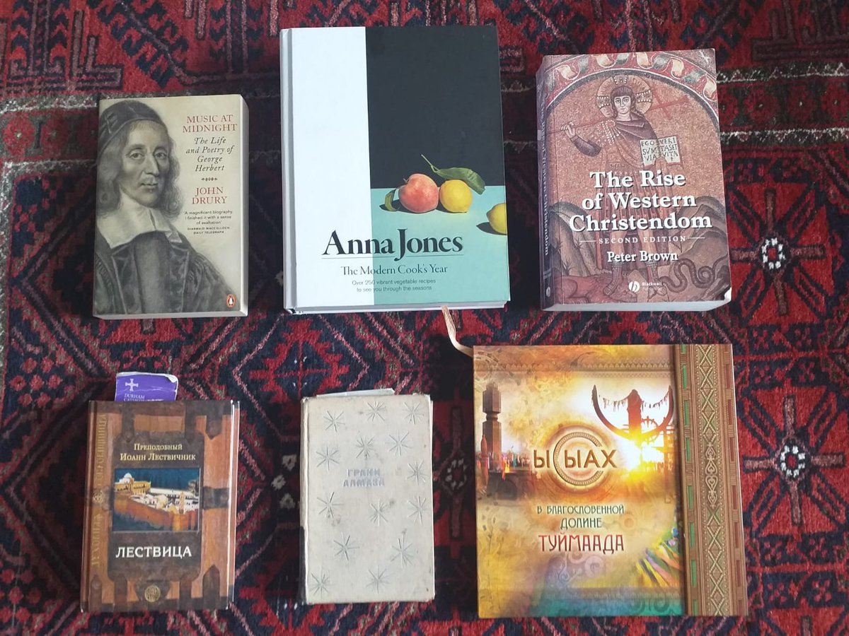 scottpolar's tweet photo. Our Arctic Information Specialist, Eleanor, has contributed #6books today! For those curious, the Cyrillic titles on the bottom row of books are 'The Ladder of Divine Ascent', 'Facets of the Diamond: Verses from Yakut Poets' and 'The Yhyakh in the Blessed Valley of Tuimaada' ๐๐ https://t.co/JFoXuYtuiz