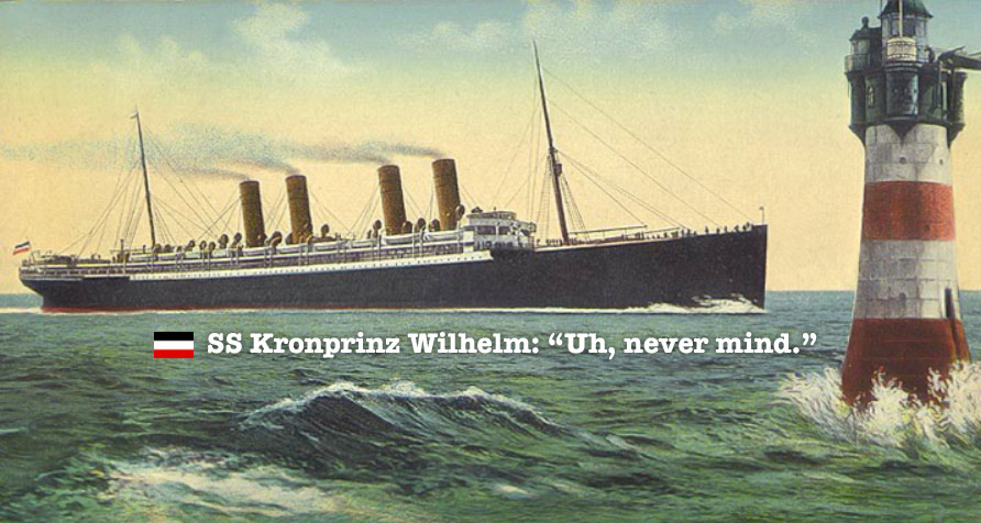 Because the sea is a gentlemanly place, the British rescued 279 Germans. But by now they were limping, badly.Remember how the Germans had called for a 2nd ship? When it arrived it saw only the Carmania.They thought it was a trap and just noped out of there. Carmania won!