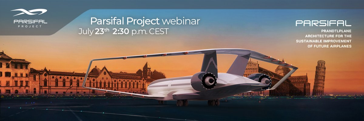 On next 23rd July, the #ParsifalProject partners and advisors will share project outcomes and their view on the future of the #PrandtlPlane in a live webinar. Save the date and register here: attendee.gotowebinar.com/register/81956… #H2020 #INEA #EUTransportResearch