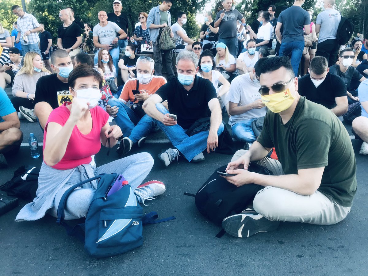 demokrate's tweet image. Protest - Beograd (9.7.2020)
@ZoranLutovac @draganarakich @DusanKosta #protest2020 #Beograd