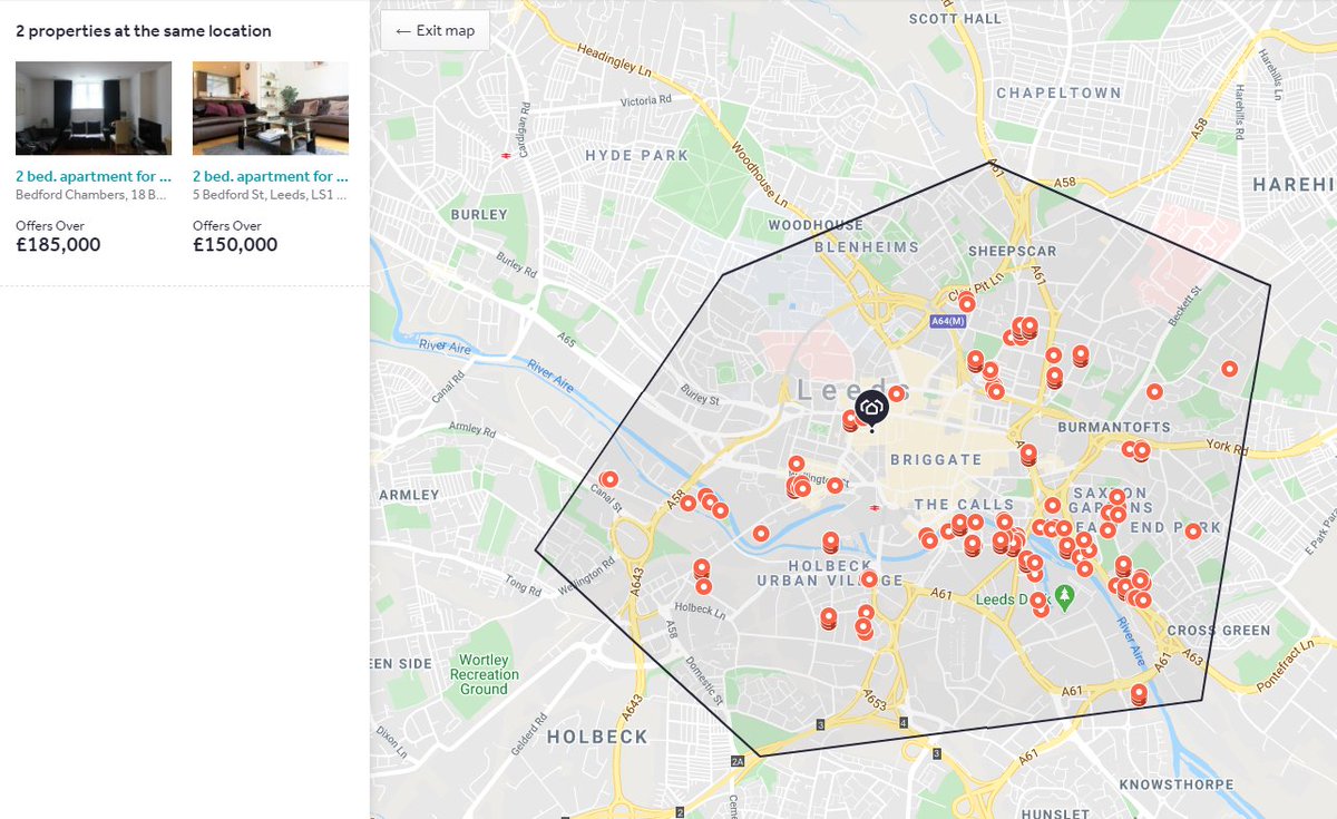 A 2-bed flat in Leeds city centre will cost you £150k to £200k. Depends on how nice you want it to be, where you want it to be etc...