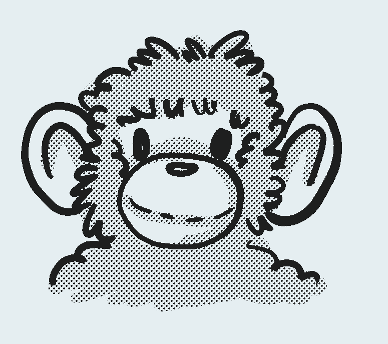 NormNewmal's tweet photo. Monkey Doodle is based on a stuffed animal Kevin received from his great grandfather. Instead of sketching out the idea for "Zoo Meeting", Kevin took a bunch of photos. Christine sketched him in a test and they both agree, he's one charismatic primate!
#monkeydoodle #normnewmal https://t.co/NRKuxlOecI