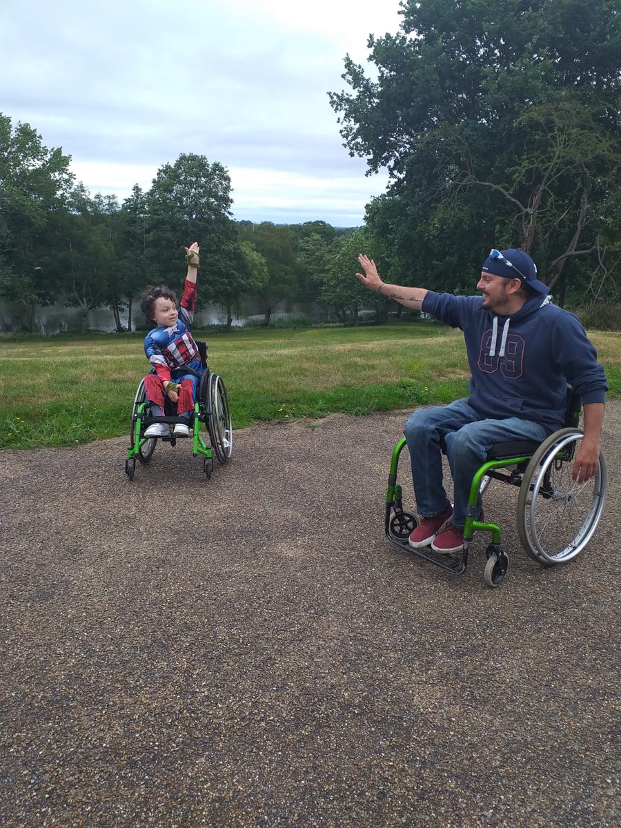 Me and The Super Champ hanging out at his @SuperheroTri challenge!

#EmersonGrant2014 #SeeTheAbility #NotTheDis