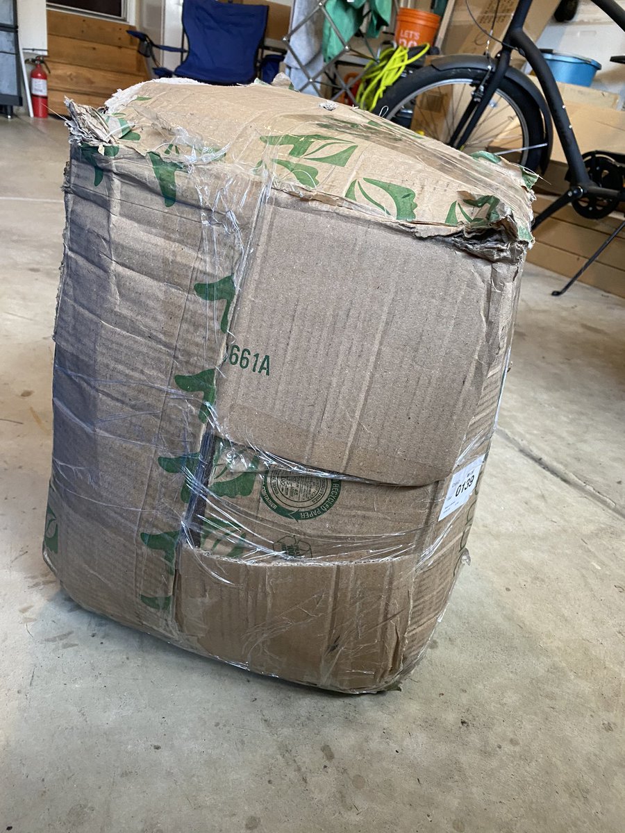 jecole0814's tweet photo. @FedEx  @FedExHelp You should be ashamed of yourselves. After initially mislabeling boxes as delivered, it took a whole extra week from what u told me for the 3 boxes to be delivered looking destroyed and opened. It’s atrocious. https://t.co/NvJ3dEotpy