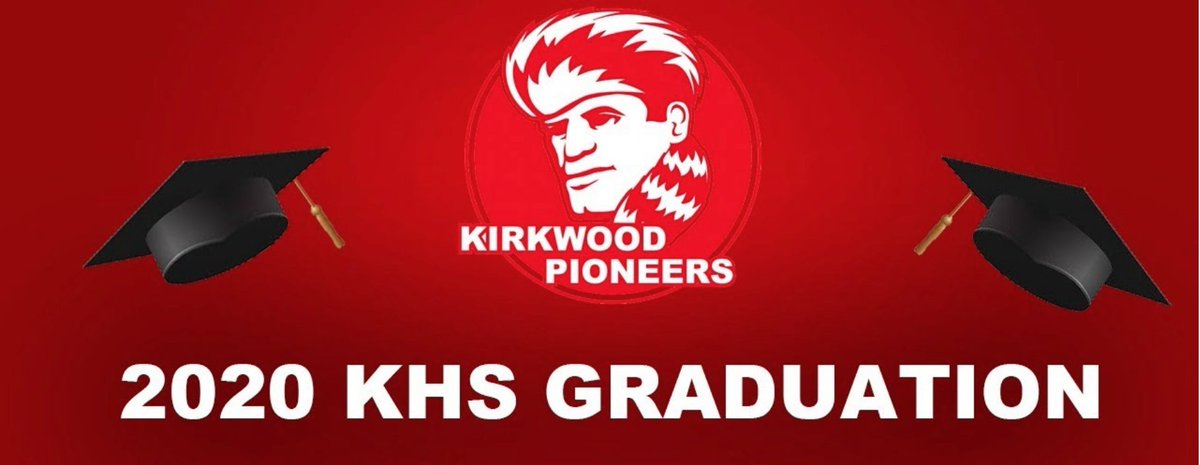 Graduation will be happening this Saturday at 10:00. Due to social distancing practices, only a small number of family will be allowed in the stadium--however, you can stream it live starting at 9:45am: youtu.be/rLzp_8rm44o We can't wait!