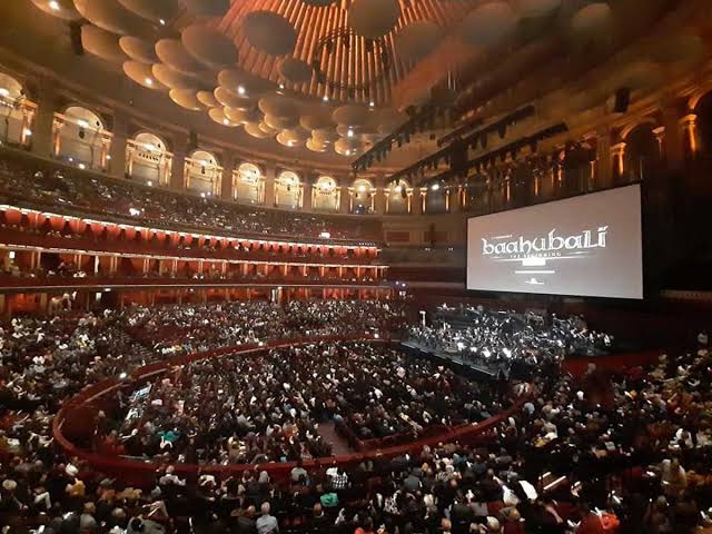 ABHISHEKBOLLED1's tweet photo. #5YearsForBaahubaliRoar 
First indian film to screened in " Royal albert hall "
#prabhasdhf https://t.co/0hmMP5I6OP