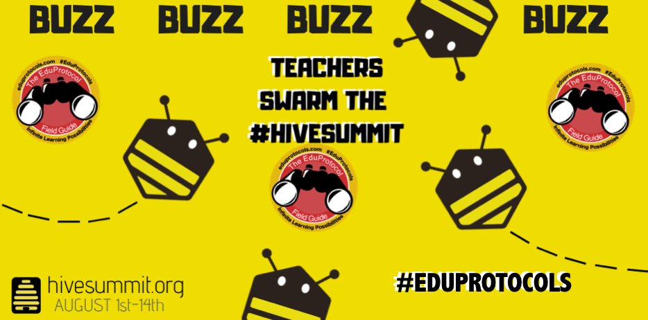 Coming soon! So much #buzz!! The #Eduprotocols and @jcorippo will be in the #HiveSummit this year! @mhebern will be joining in with <a href="/michaelmatera/">michaelmatera</a> for LOTS of great ideas! #edchat #edtech #teachers #classroom #lessondesign #teaching #onlineteachers