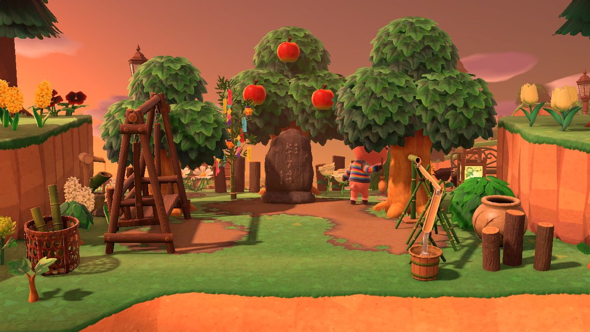 kkstrolI's tweet photo. messed around a bit more with my zen meditation garden! #ACNH https://t.co/cyfmXDY4eX